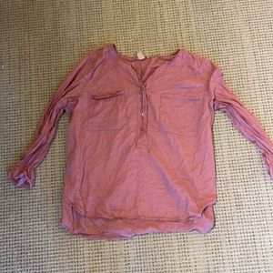 H&M Size XXL 1/4 button up